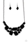 Energetic Embers - Black Necklace Paparazzi