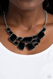 Energetic Embers - Black Necklace Paparazzi