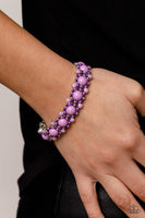 Pop Art Party - Purple Bracelet Paparazzi (#861)