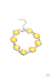 Enchanted Emblems - Yellow Bracelet Paparazzi