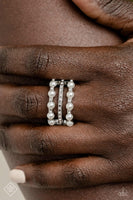 Really Bubbly - White Pearl Ring