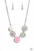 Tea Party Favors - Pink Necklace Paparazzi (#858)