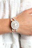 Put On The GLITZ - White Pearl Bracelet