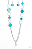 Beach Hub - Blue Lanyard Necklace Paparazzi