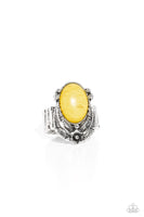 Serrated Style - Yellow Ring Paparazzi