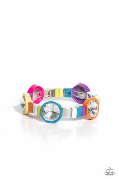 Multicolored Madness - Multi-colored bracelet Paparazzi