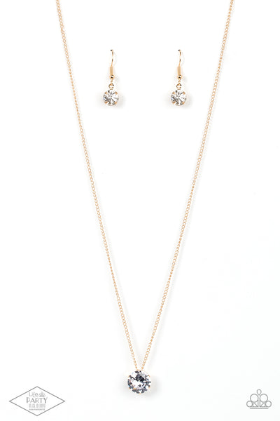 What A Gem - Gold Necklace Paparazzi