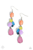 Mystifying Matinee - Multi-Colored Earring Paparazzi (#858)