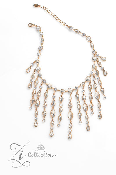 Alluring - Gold Zi Necklace Paparazzi