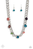 Audaciously Affixed - Multi-Colored Necklace Paparazzi