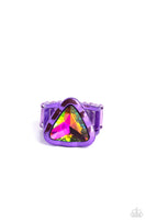 Triangle Tyrant - Purple Ring Paparazzi