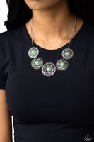 Chrysanthemum Craze - Green Necklace Paparazzi