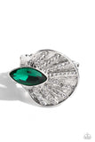Fan Dance Dazzle - Green Ring Paparazzi