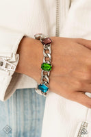 Fearlessly Fastened - Multi-Colored Bracelet Paparazzi