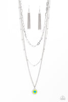 Burning Love - Green Necklace Paparazzi
