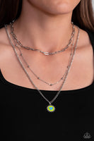 Burning Love - Green Necklace Paparazzi