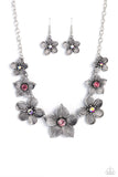 Free FLORAL - Pink Necklace Paparazzi