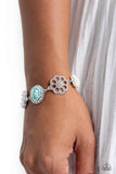 Tea Party Theme - Blue Bracelet Paparazzi