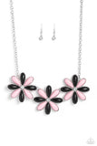 Bodacious Bouquet - Black Necklace Paparazzi