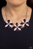 Bodacious Bouquet - Black Necklace Paparazzi