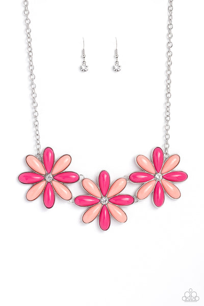 Bodacious Bouquet - Pink Necklace Paparazzi