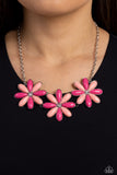 Bodacious Bouquet - Pink Necklace Paparazzi