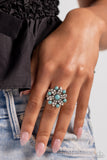 Flower of Life - Blue Ring Paparazzi