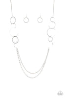 Ring In The Radiance - Silver Necklace Paparazzi