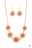 Sophisticated Showcase - Red Necklace Paparazzi