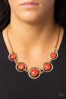 Sophisticated Showcase - Red Necklace Paparazzi