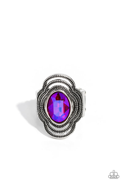 Entrancing Edge - Pink Ring Paparazzi