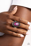 Entrancing Edge - Pink Ring Paparazzi