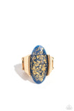 Shimmery Sovereign - Blue Ring Paparazzi