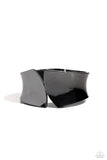 Sheared Sass - Black Bracelet Paparazzi