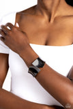 Sheared Sass - Black Bracelet Paparazzi