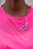 Dont Want to Miss a STRING - Blue Necklace Paparazzi