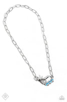 Dont Want to Miss a STRING - Blue Necklace Paparazzi