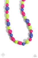 Perfectly Poppin - Pink Necklace Paparazzi - Fashion Fix