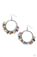 Handcrafted Habitat - Multi-Colored Earrings Paparazzi