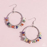 Handcrafted Habitat - Multi-Colored Earrings Paparazzi