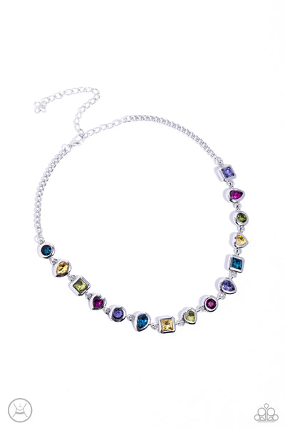 Abstract Admirer - Multi-Colored Necklace Paparazzi