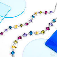 Abstract Admirer - Multi-Colored Necklace Paparazzi