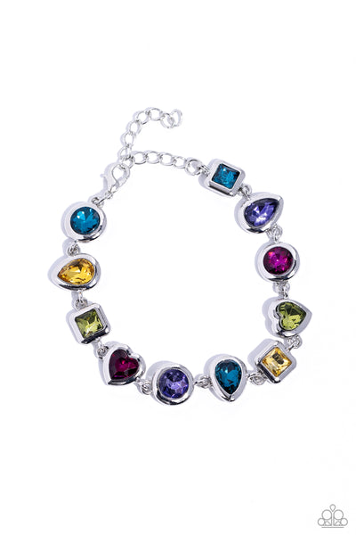 Actively Abstract - Multi-Colored Necklace