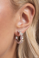 Floral Focus - Pink Earrings Paparazzi