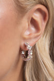 Floral Focus - Pink Earrings Paparazzi