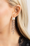 Genuinely Gatsby - Gold Earrings Paparazzi