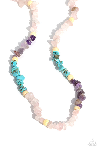 Soothing Stones - Pink Necklace Paparazzi