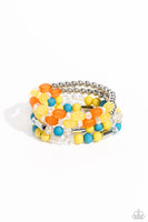 Glassy Gait - Multi Colored Bracelets Paparazzi