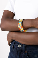 Glassy Gait - Multi Colored Bracelets Paparazzi