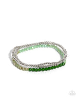 Backstage Beading - Green Bracelet Paparazzi